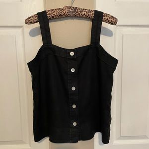 Everlane linen picnic top